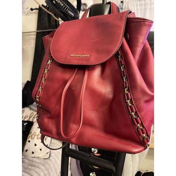 MK michael kors sadie read leather chain mini bag backpack satchel - Picture 5 of 9